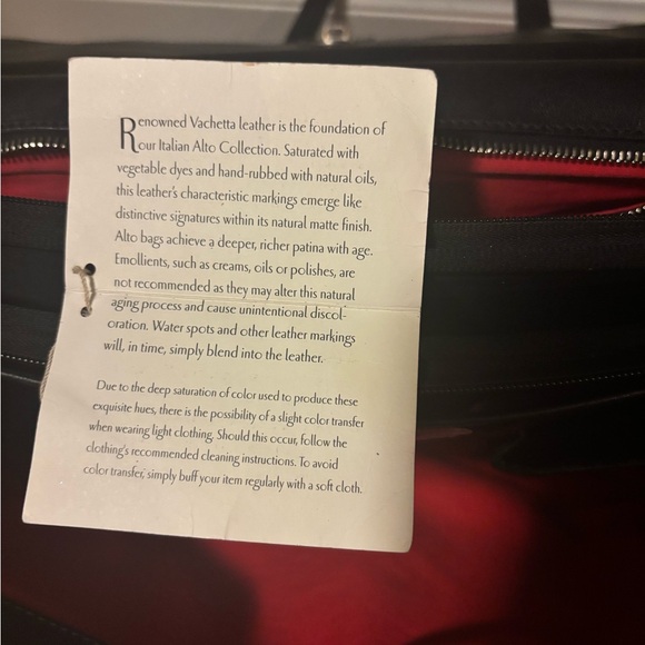 Dooney & Bourke double gusset buckle briefcase - Picture 6 of 7